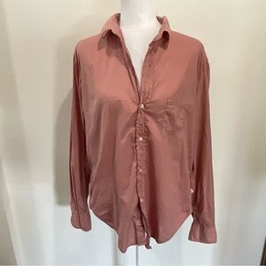 Frank & Eileen Rosewood Long-Sleeve 100% Cotton, Button-Down Shirt sz Med